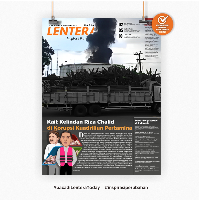Kait Kelindan Riza Chalid di Korupsi Kuadriliun Pertamina (Koran, Jumat 28/2/2025)