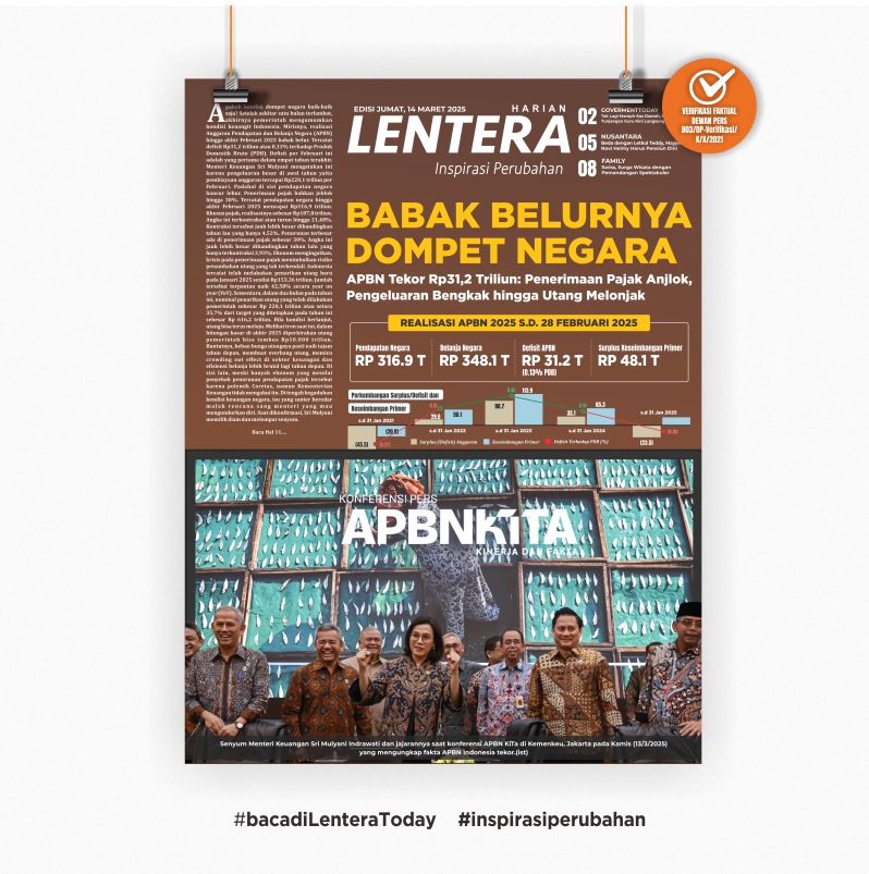Babak Belurnya Dompet Negara (Koran Jumat, 14/3/2025)