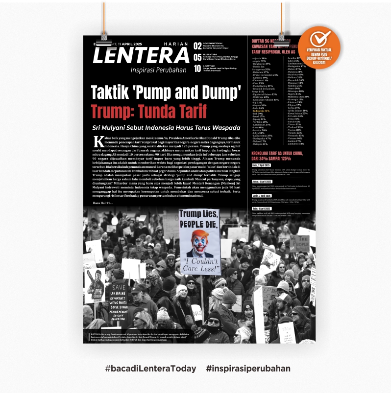 Taktik 'Pump and Dump' Trump: Tunda Tarif (Koran Jumat, 11/4/2025)